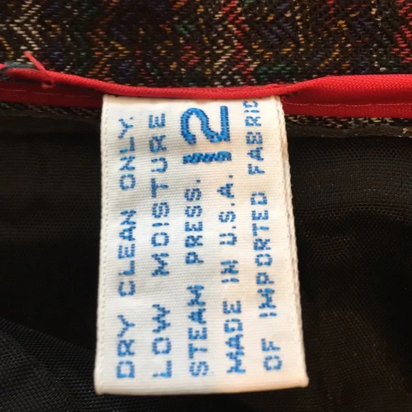 COPY - TALBOTS Women's Wool Blend Woven lined Skirt - Picture 6 of 8